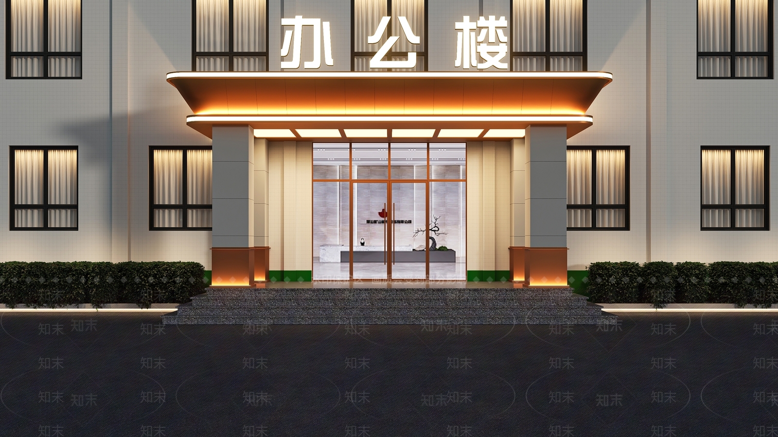 门头3D模型精品下载_3dmax模型_知末网