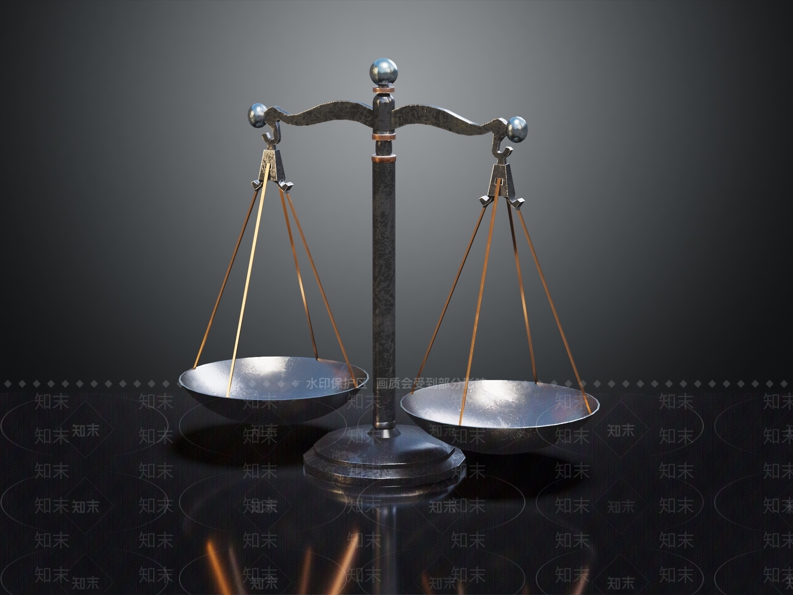 正义天平称3D模型下载【ID:1138170642】