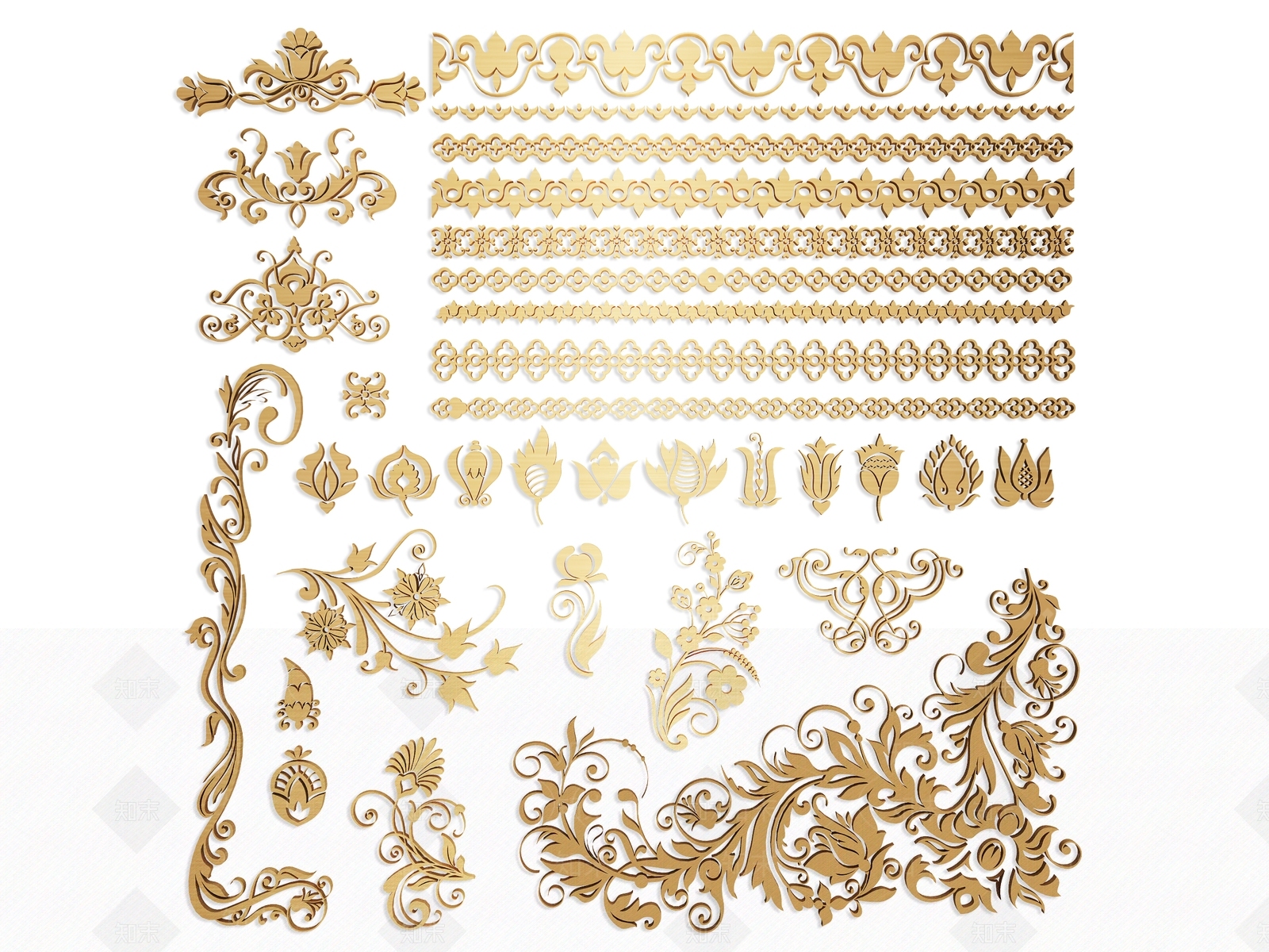 欧式古典雕花SU模型下载【ID:1140188627】