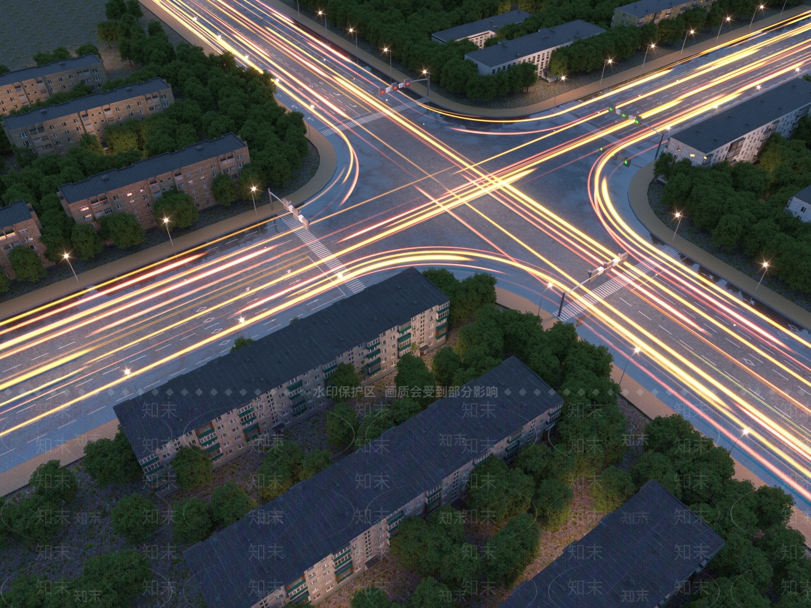 现代路面3D模型下载【ID:1138184122】
