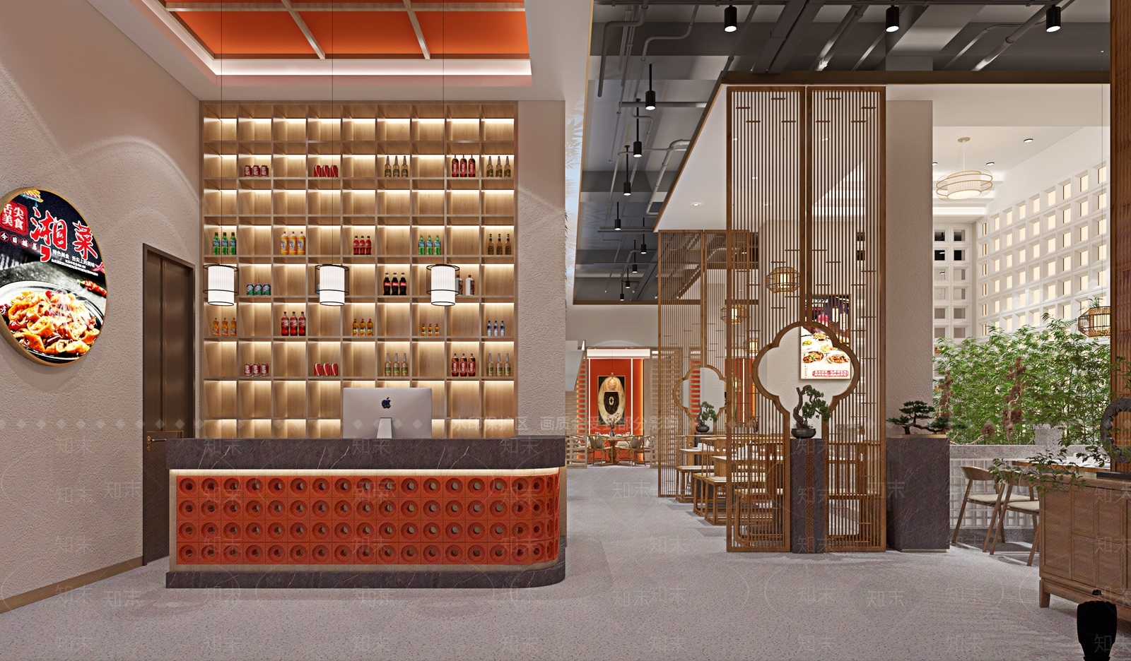 新中式特色火锅店3D模型下载【ID:1138199451】