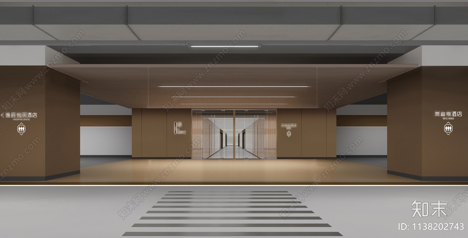 停车场地坪及交通划线工程cad施工图下载【ID:1138202743】