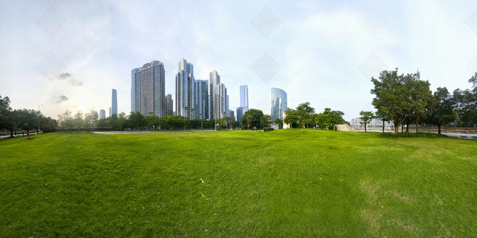 城市户外公园城市建筑天际线全景hdr贴图下载【ID:1146549207】