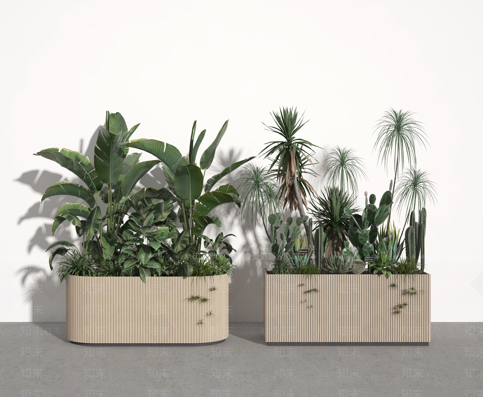 植物堆3D模型下载【ID:1138243599】