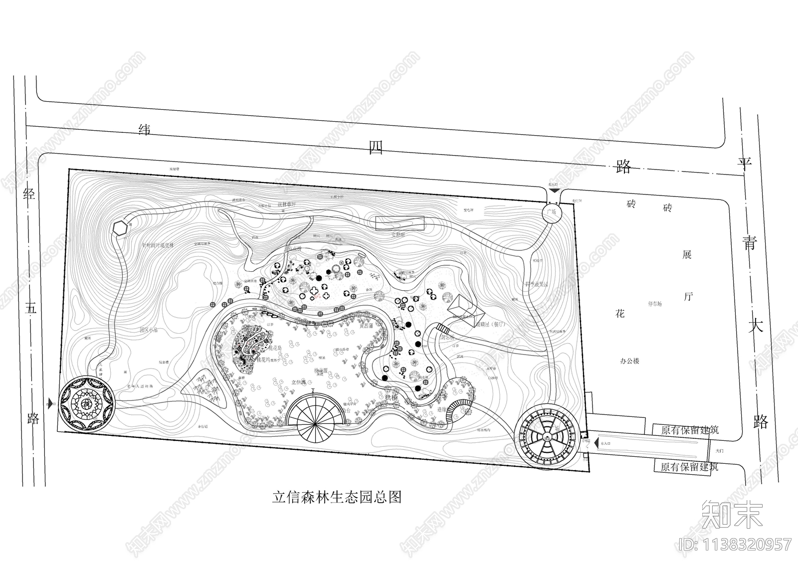 48套生态农庄生态园规划景观平面图施工图下载【ID:1138320957】