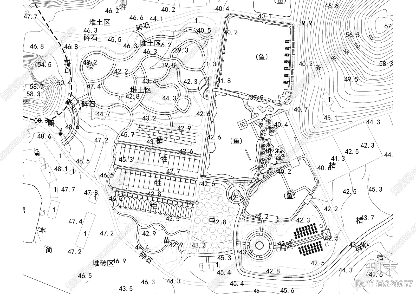 48套生态农庄生态园规划景观平面图施工图下载【ID:1138320957】