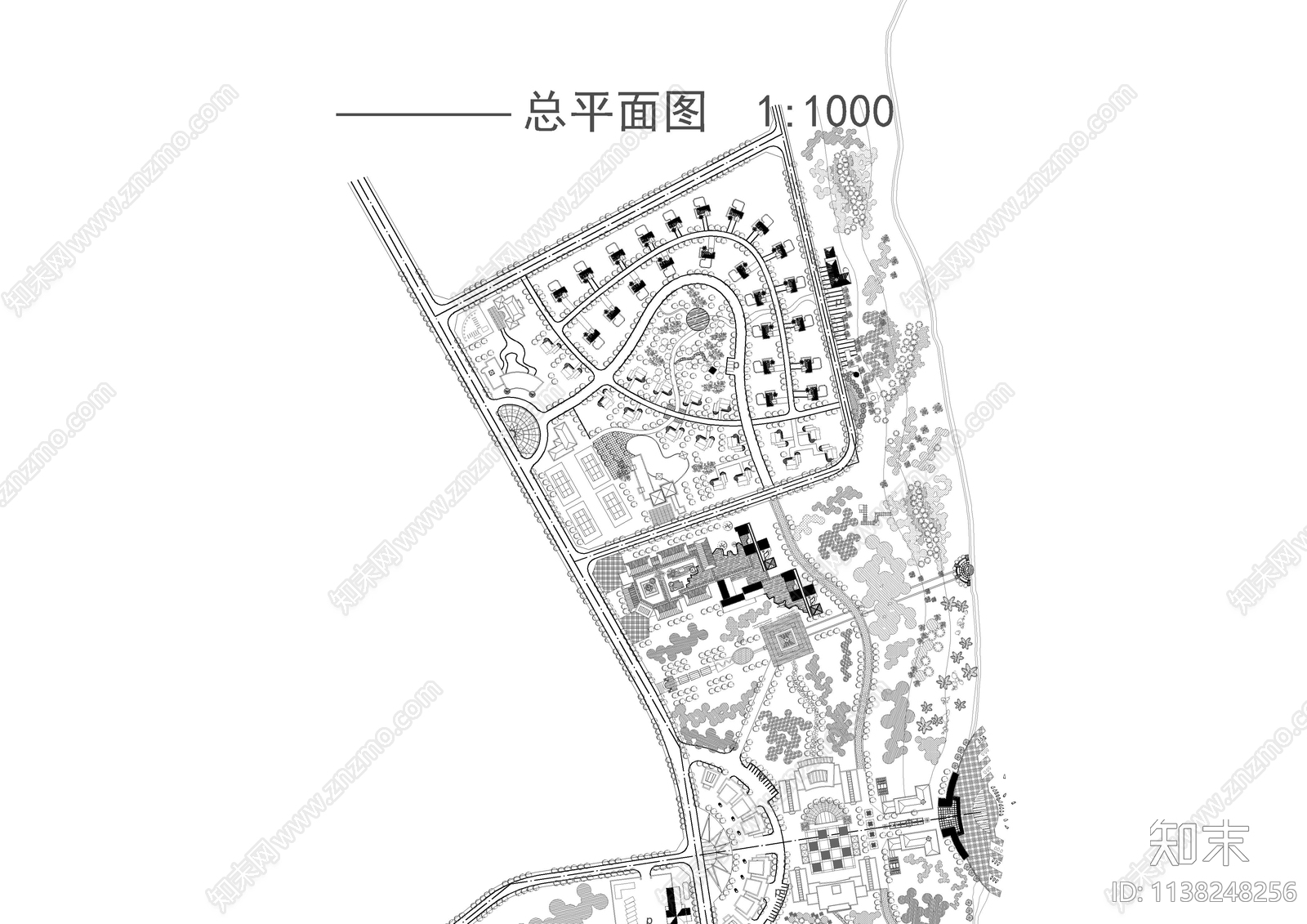 54套度假村景区规划平面图施工图下载【ID:1138248256】