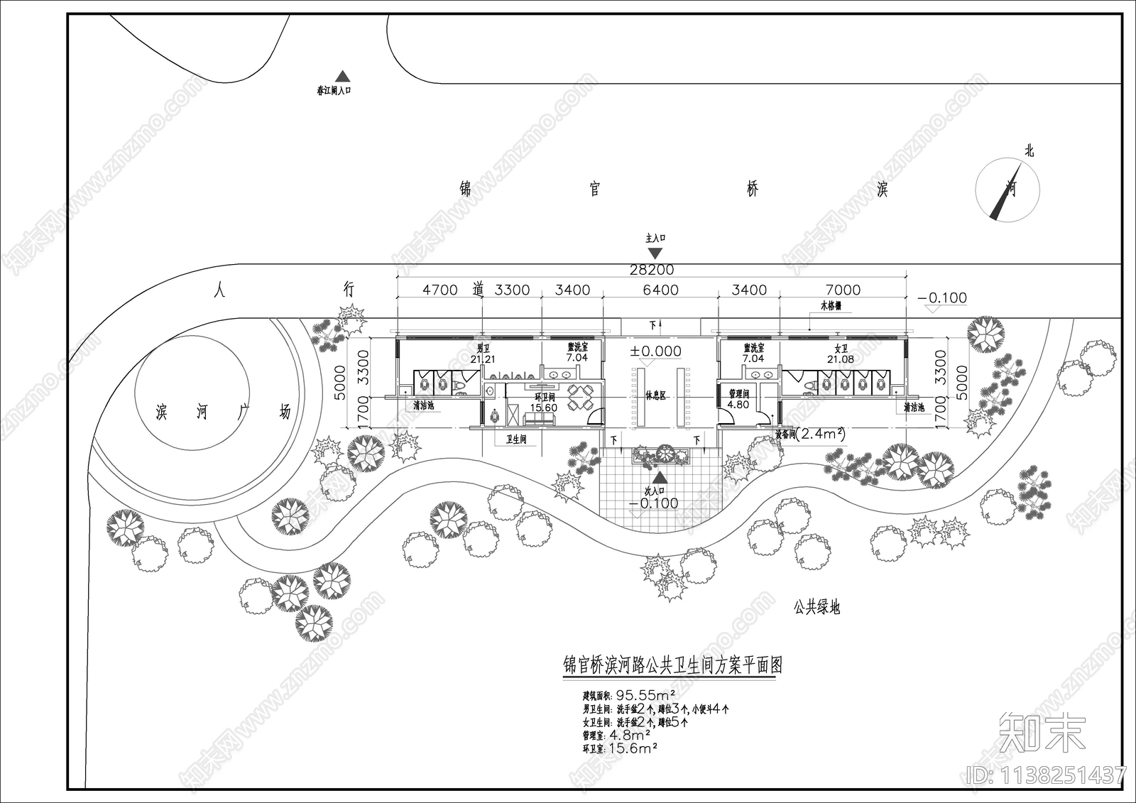 150套特色公厕建筑施工图下载【ID:1138251437】