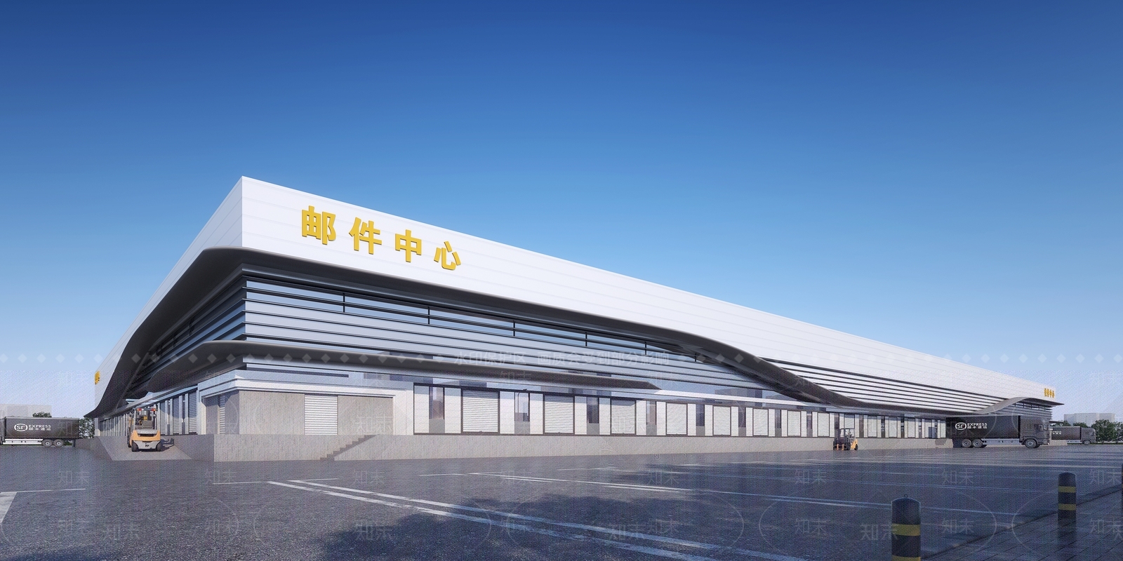 现代厂房3D模型下载【ID:1138252127】
