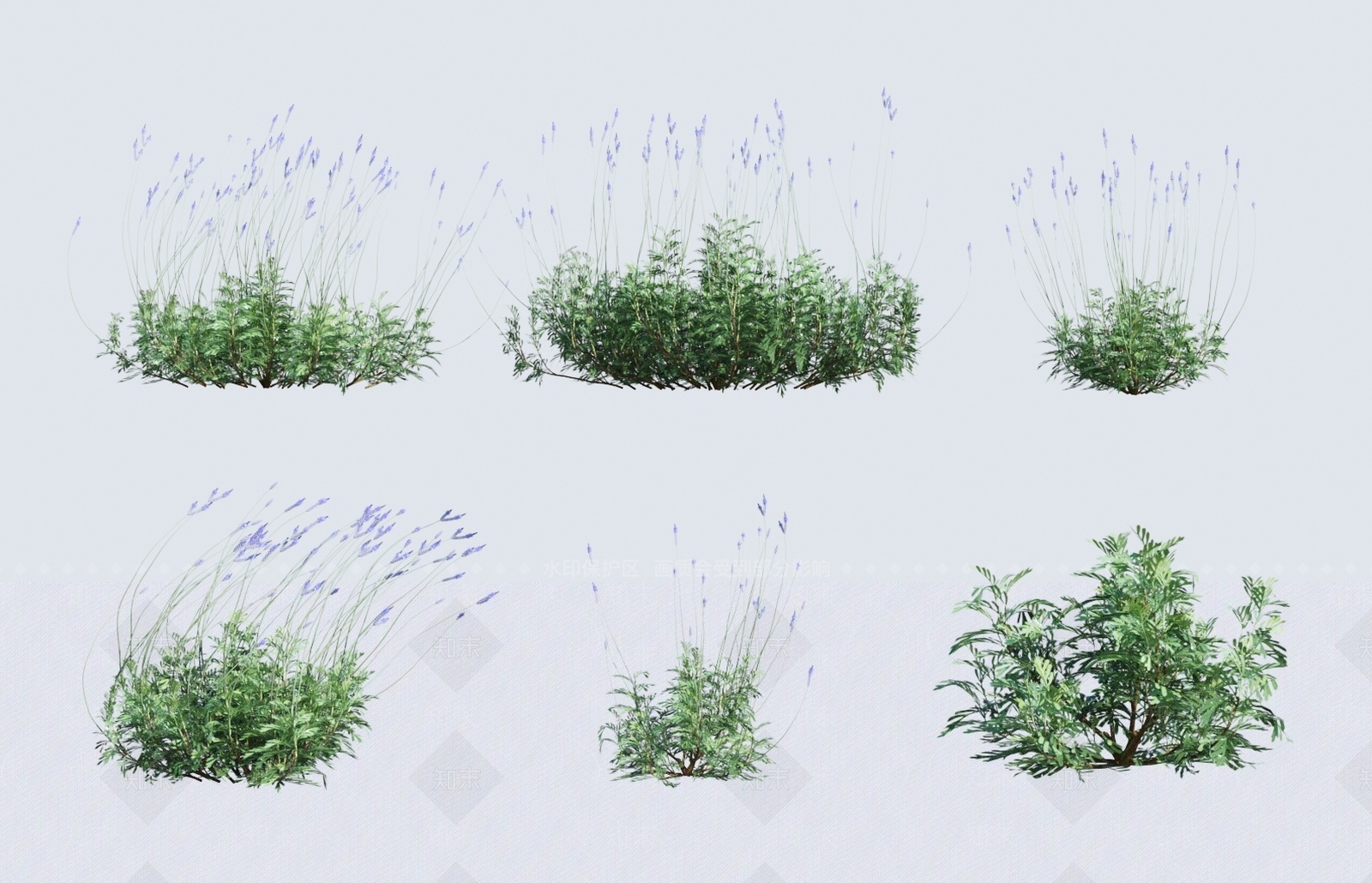 花草组合3D模型下载【ID:1138255785】