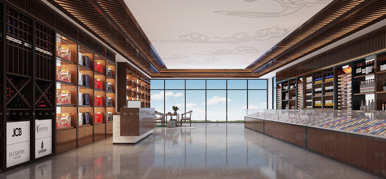 烟酒店3D模型精品下载_3dmax模型_知末网