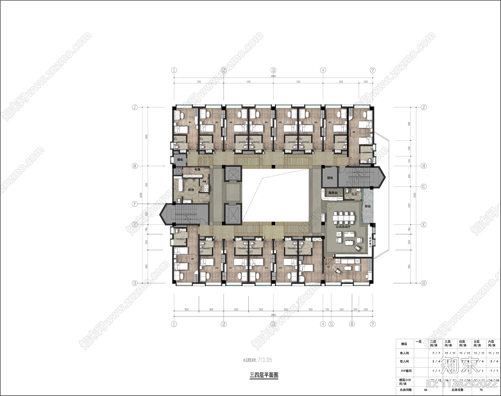 养老院建筑施工图下载【ID:1138292022】