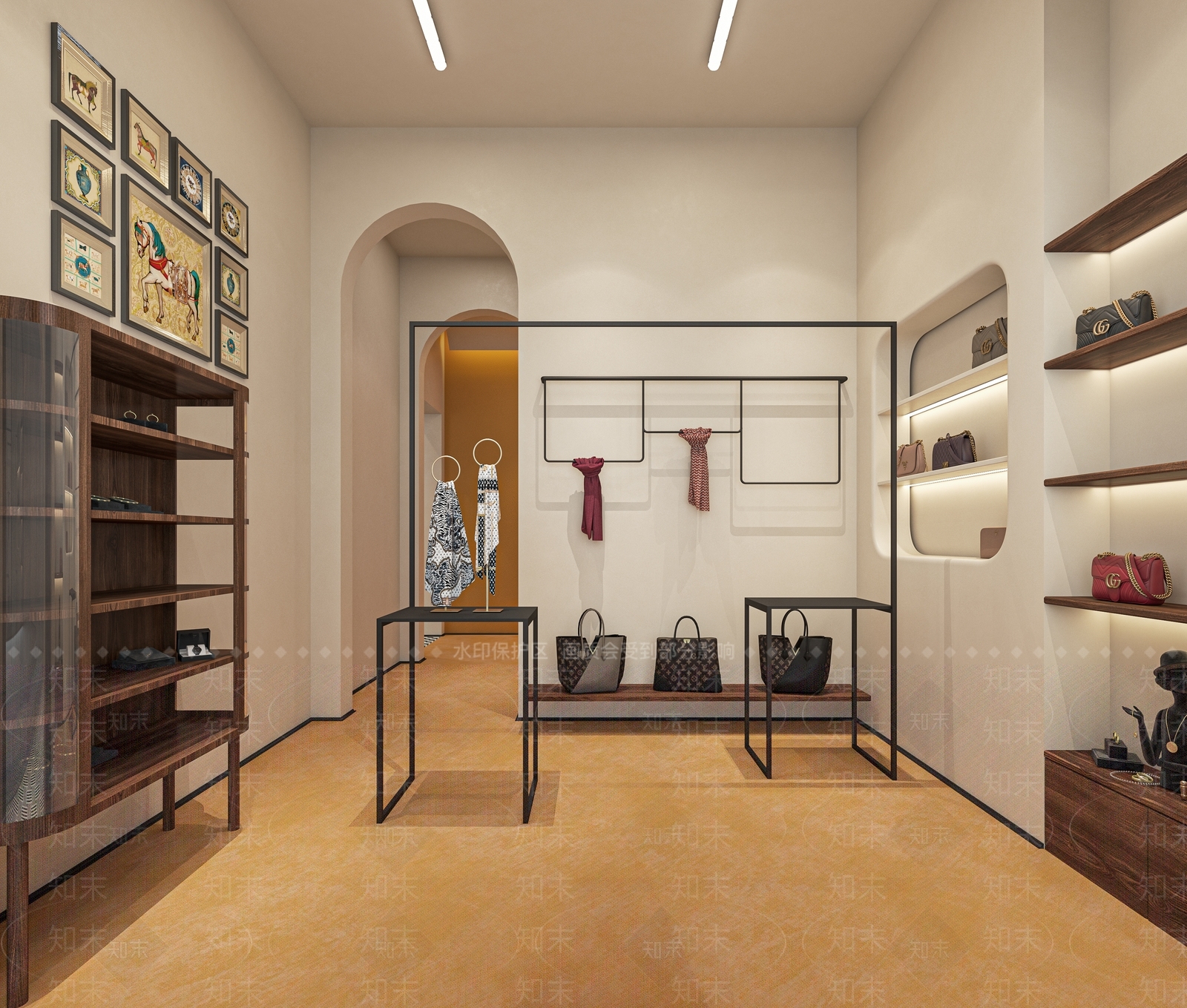 现代包包店SU模型下载【ID:1138305865】