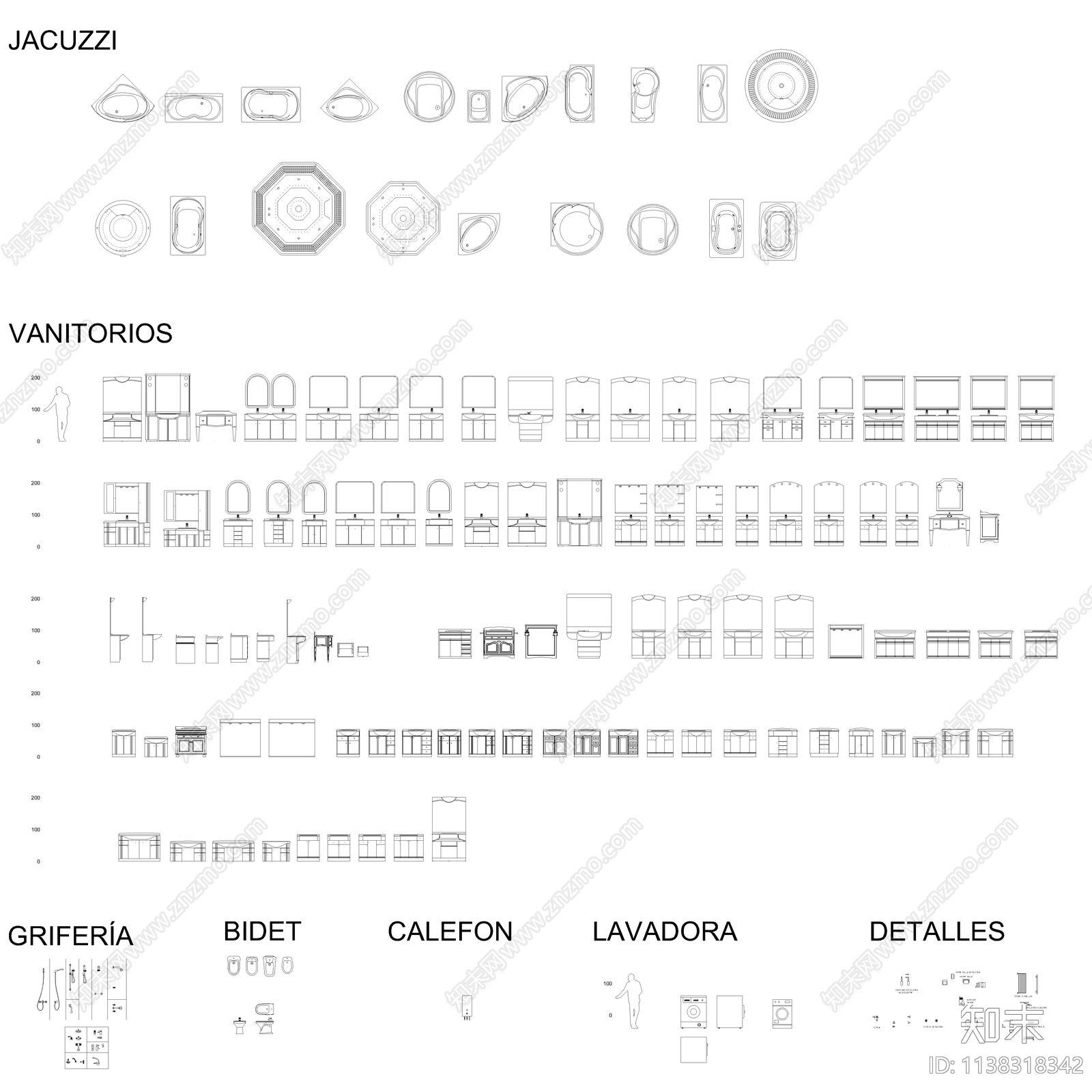 卫生间构件施工图下载【ID:1138318342】