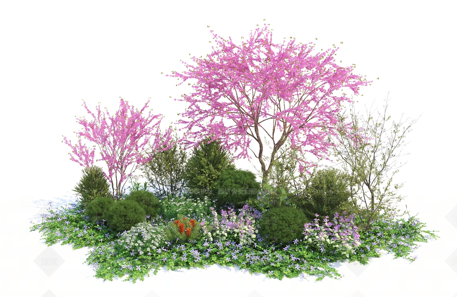 植物堆3D模型下载【ID:1138339793】
