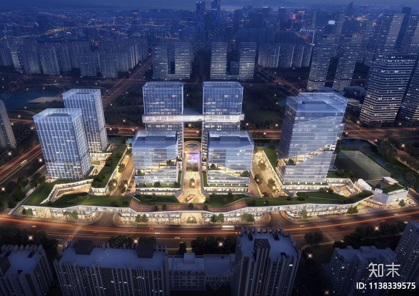 南京首创数科中心建筑方案设计下载【ID:1138339575】_【知末方案文本库】