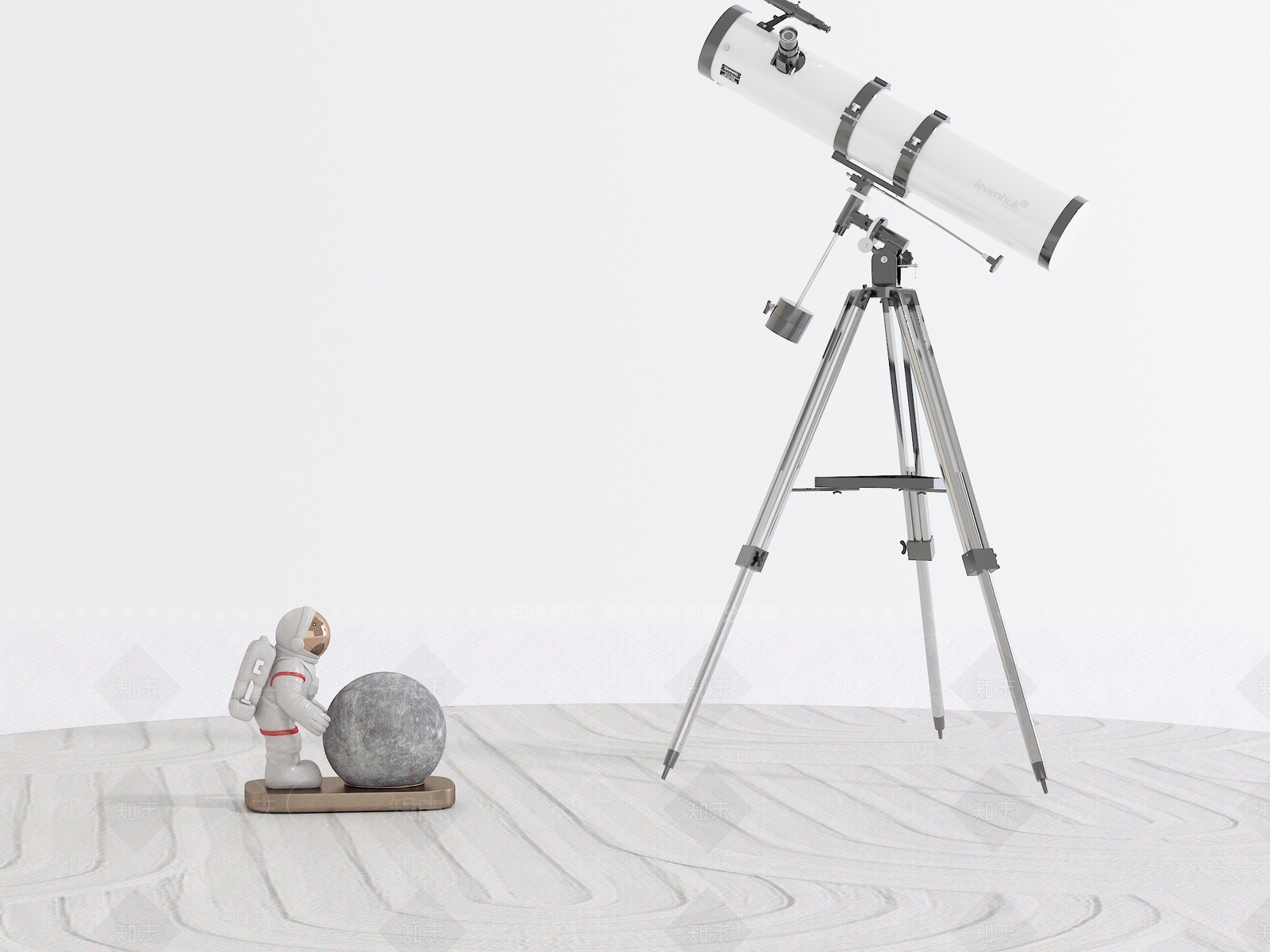 天文望远镜3D模型下载【ID:1138346305】