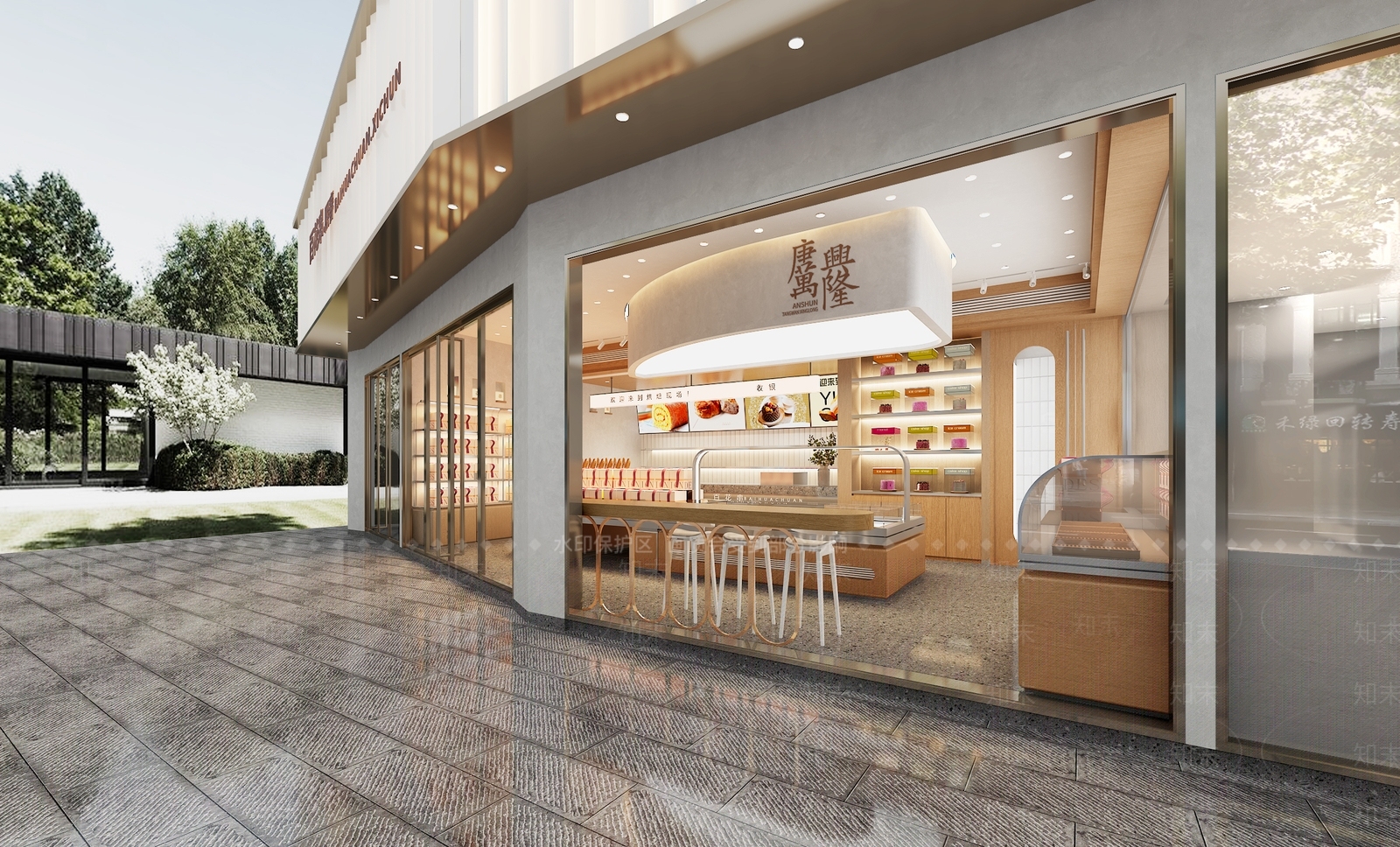 现代面包店3D模型下载【ID:1138366282】