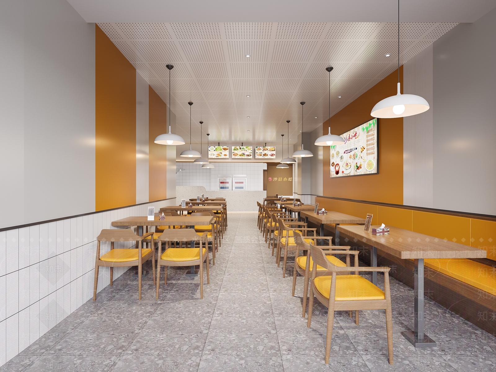 现代快餐店3D模型下载【ID:1138410301】