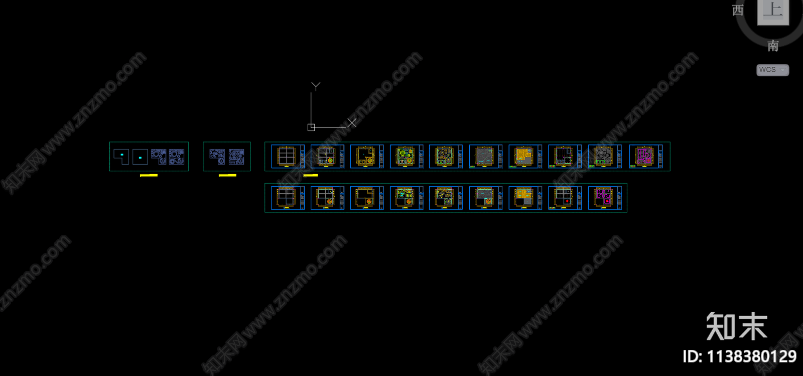 校园图书馆全套cad施工图下载【ID:1138380129】