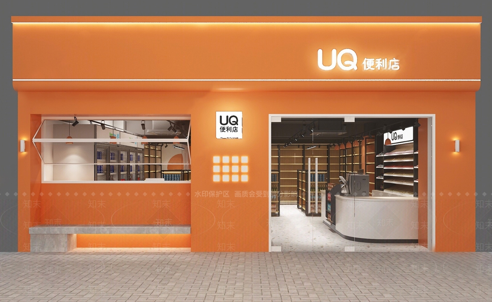 现代便利店超市SU模型下载【ID:1138611495】