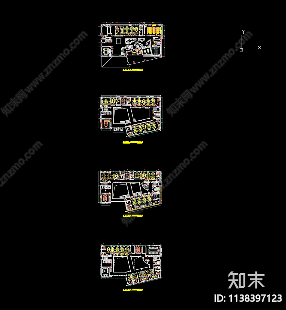 南昌华侨城办公室效果图cad施工图下载【ID:1138397123】