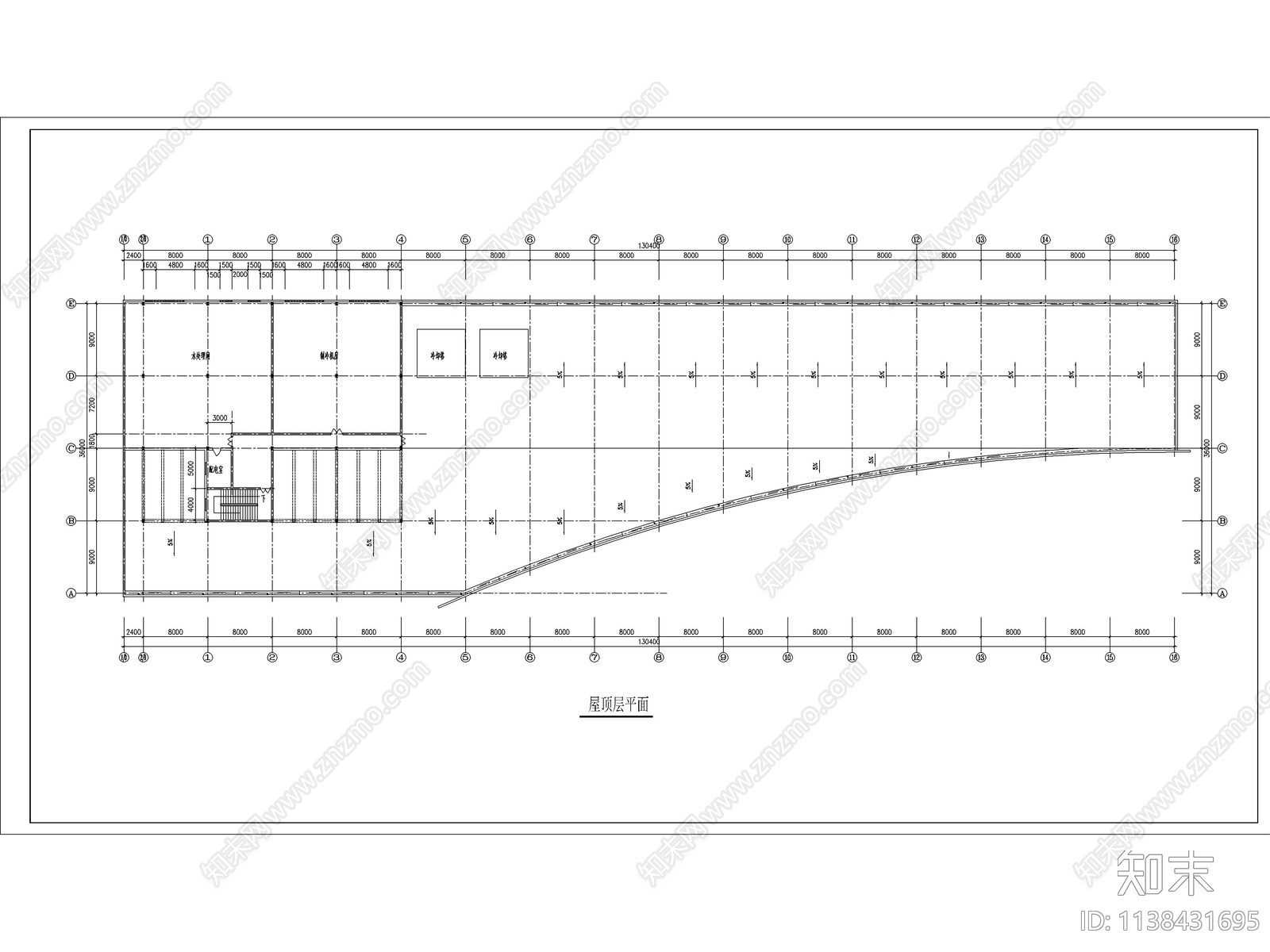 某商城建筑cad施工图下载【ID:1138431695】