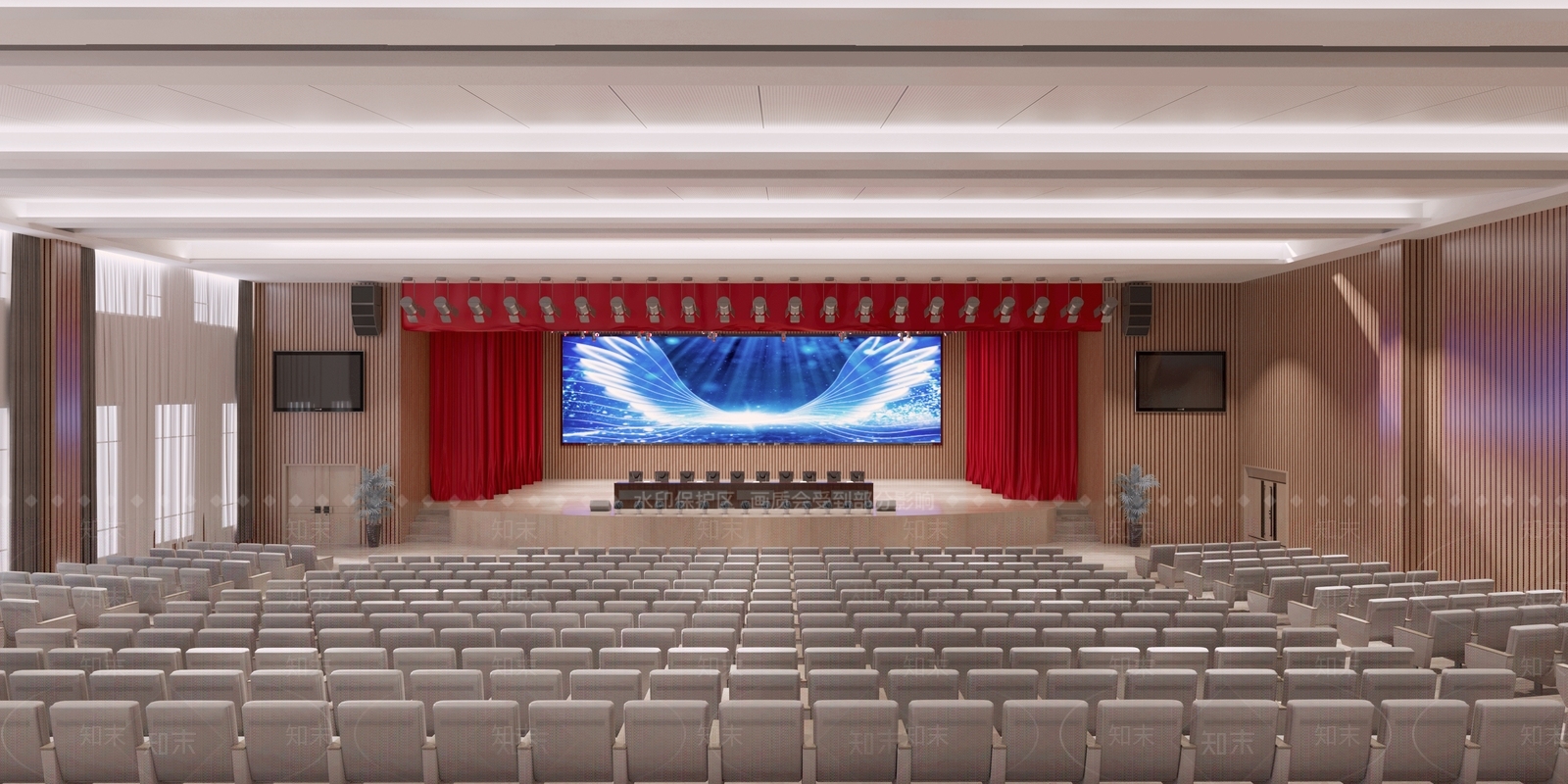 现代报告厅3D模型下载【ID:1138433669】