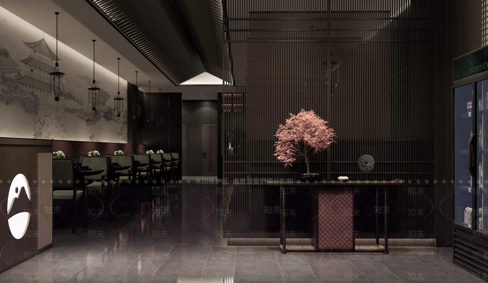 新中式后厨SU模型下载【ID:1222251746】