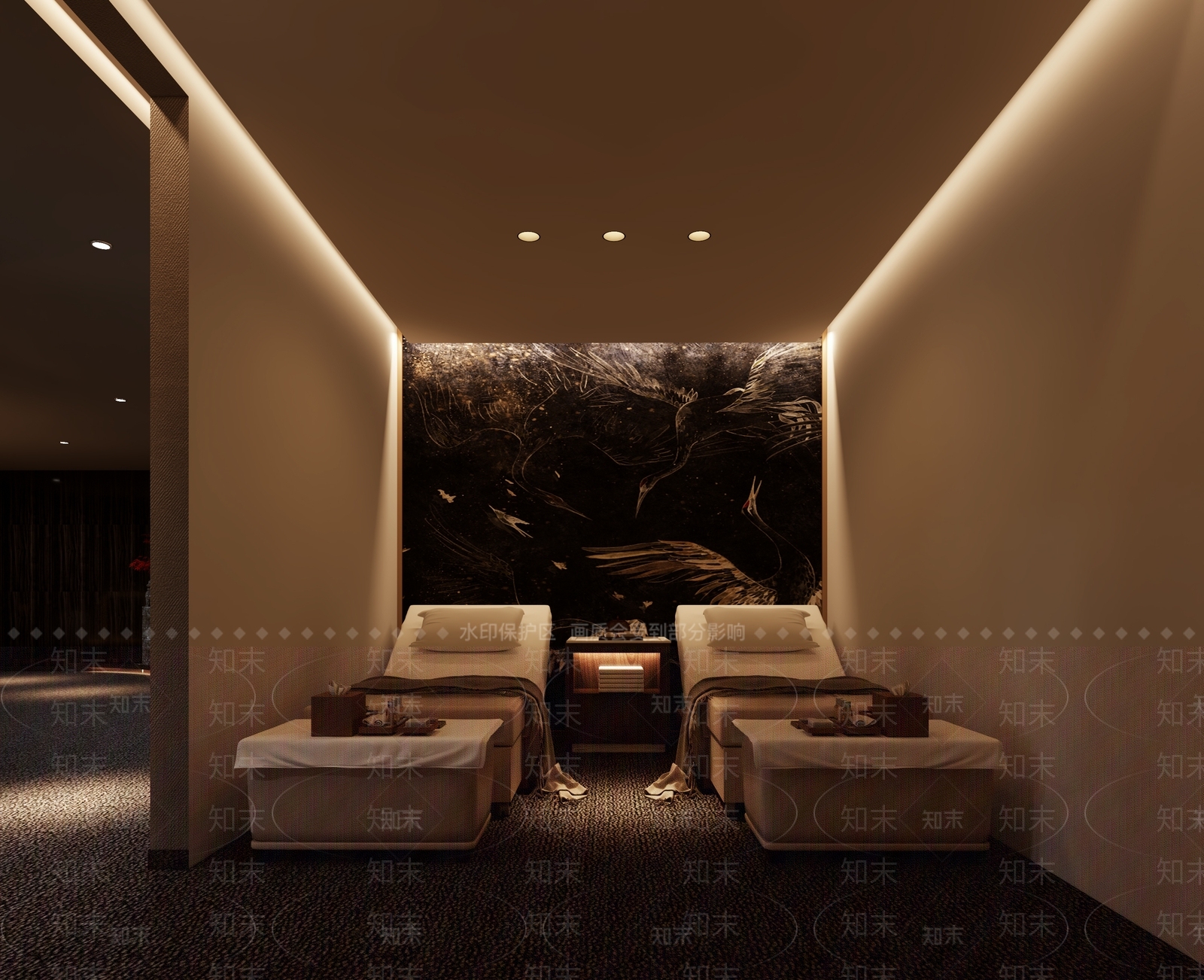 现代洗浴中心3D模型下载【ID:1138465354】