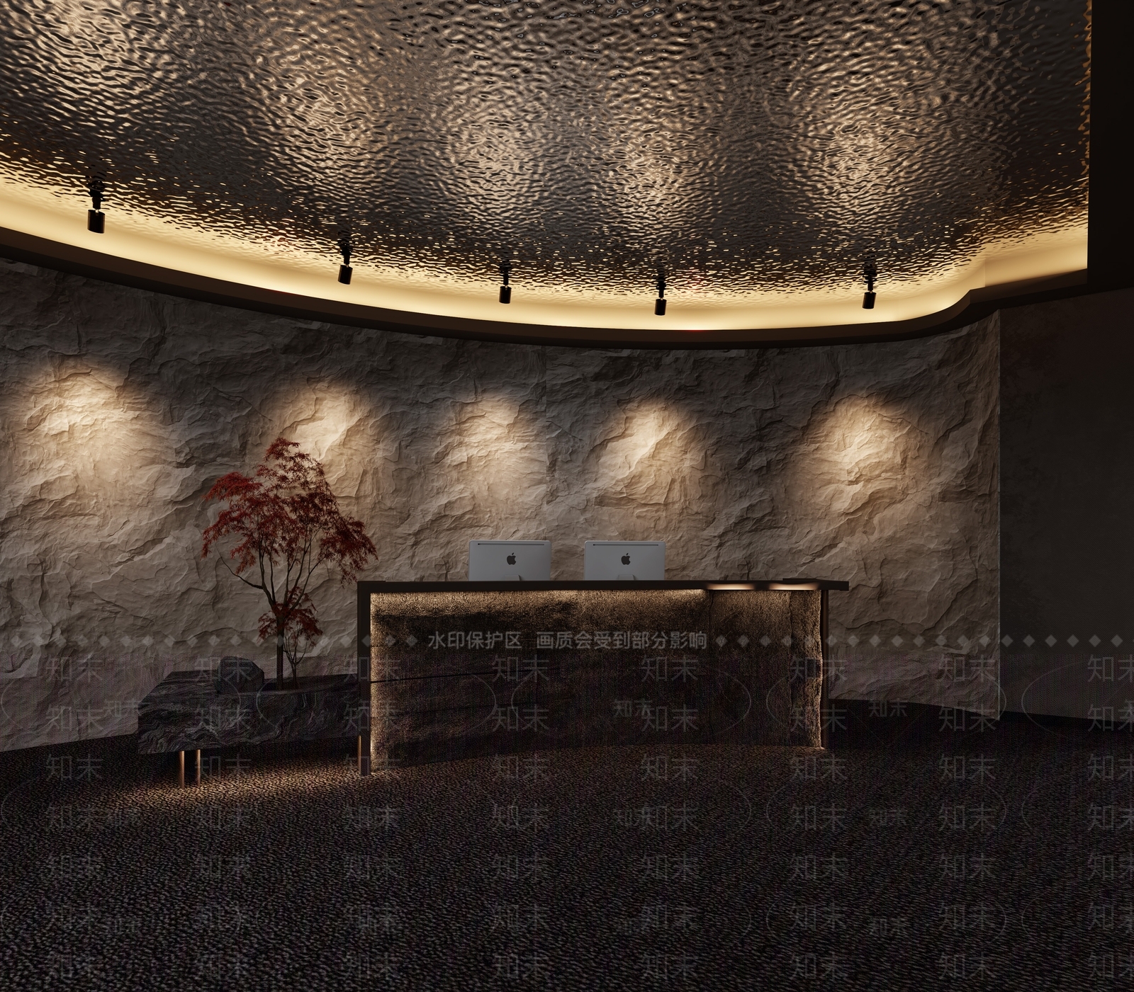 现代洗浴中心3D模型下载【ID:1138465354】