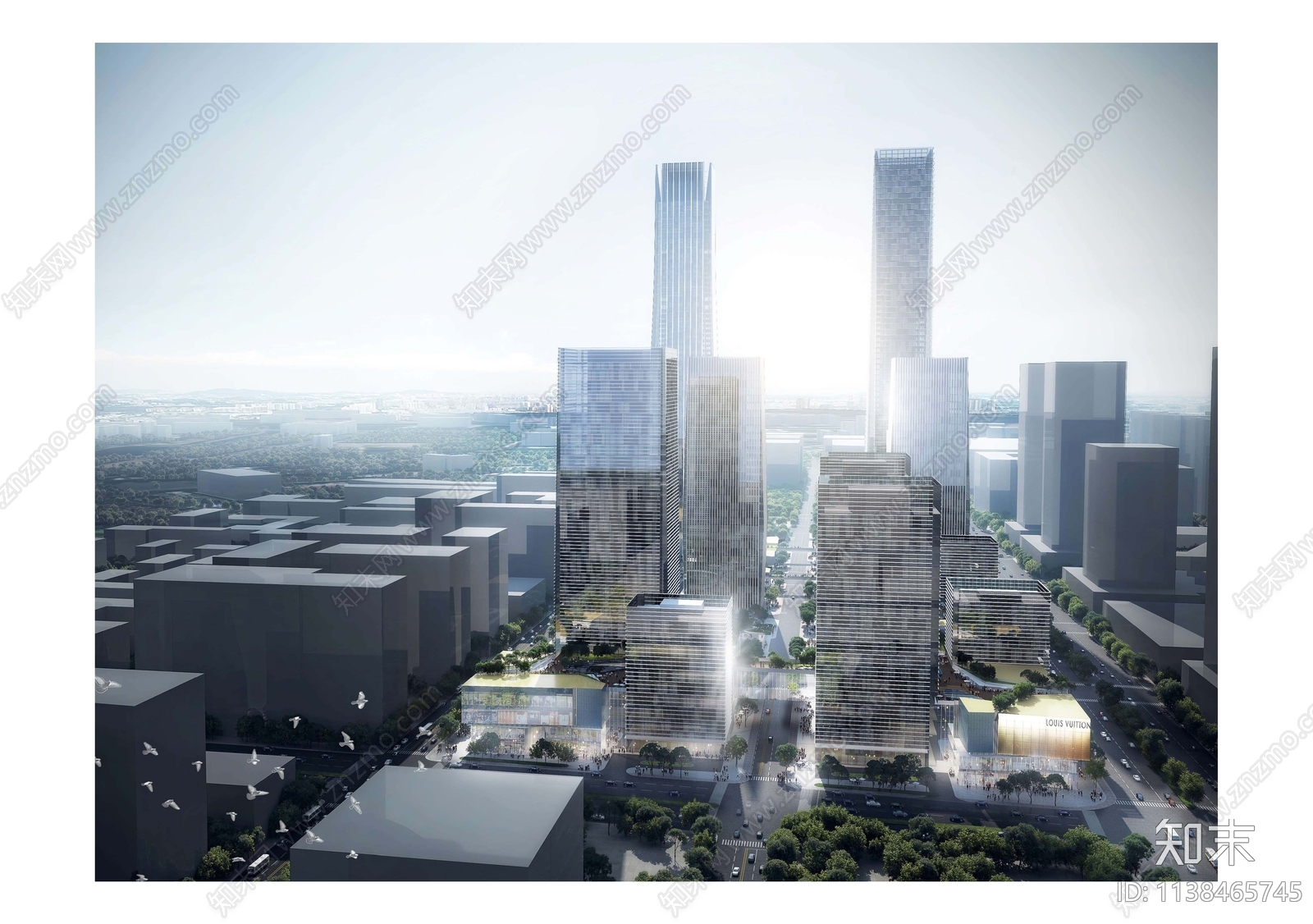 南京江北新金融中心建筑方案文本下载【ID:1138465745】_【知末方案文本库】