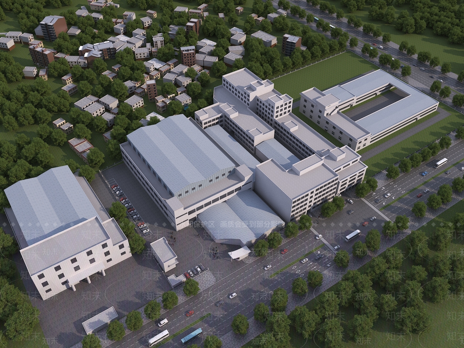 工业厂房3D模型下载【ID:1138481820】