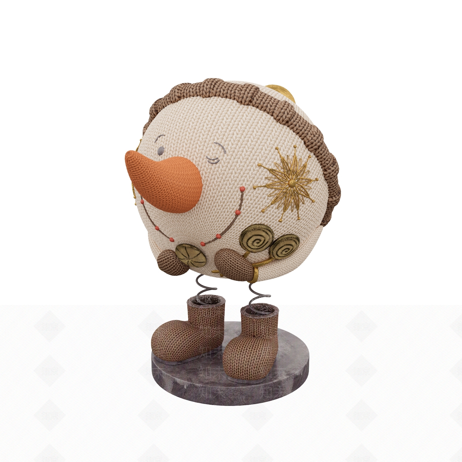 儿童卡通玩具公仔玩偶3D模型下载【ID:1138493913】