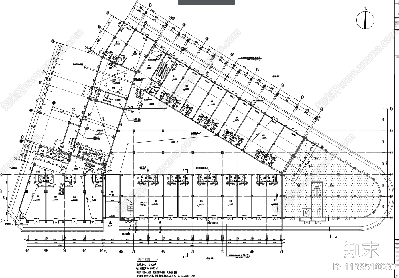 甘孜稻城藏区商业街施工图cad施工图下载【ID:1138510060】