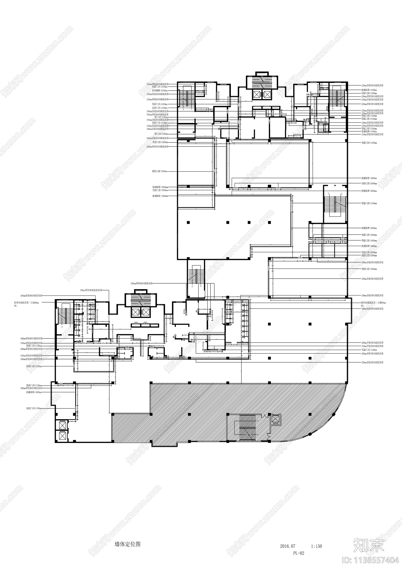 健身房室内装修cad施工图下载【ID:1138557404】