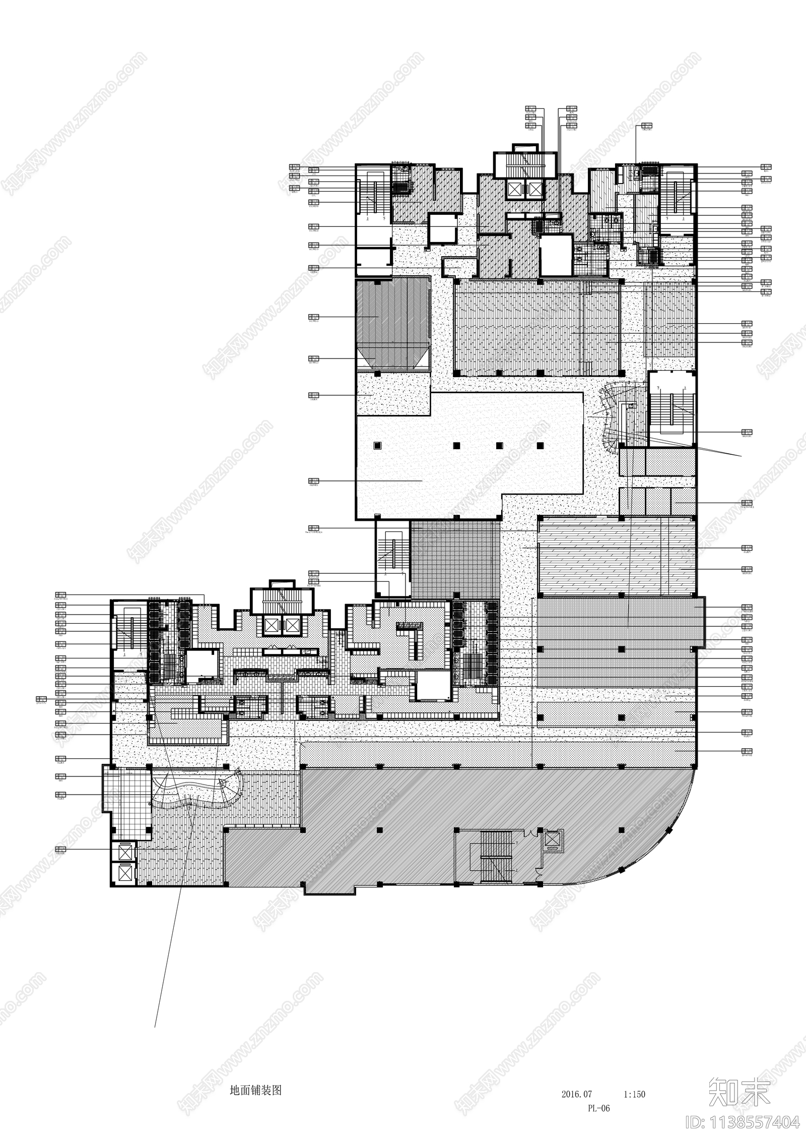 健身房室内装修cad施工图下载【ID:1138557404】