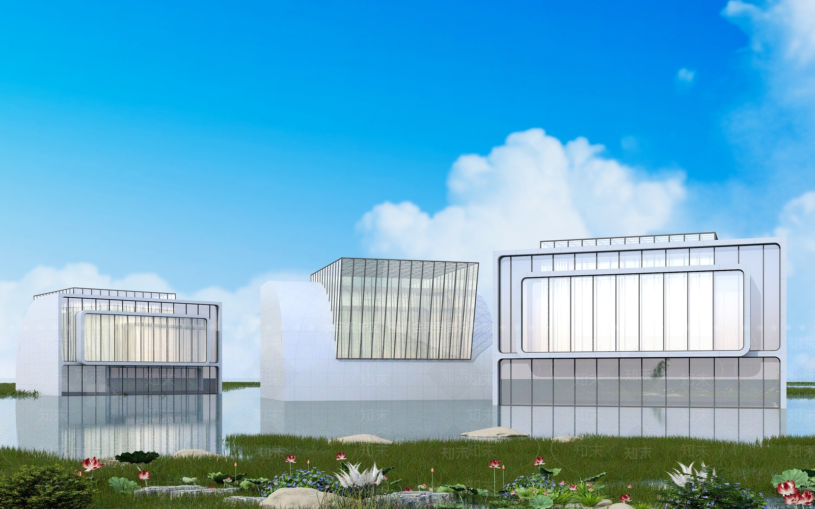现代工业厂房3D模型下载【ID:1138562818】