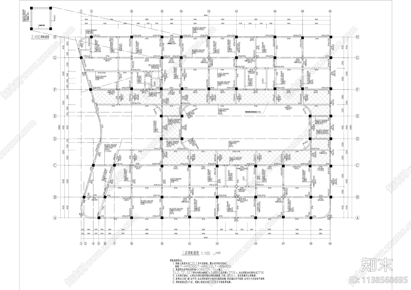 院落式幼儿园建筑结构水电全套cad施工图下载【ID:1138568695】