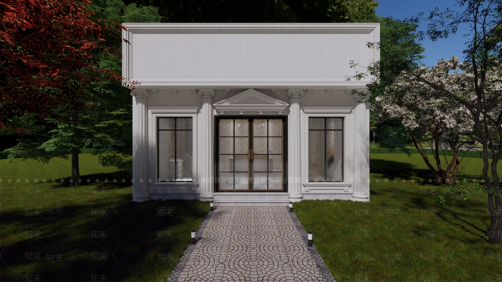 欧式展厅SU模型下载【ID:1138570675】