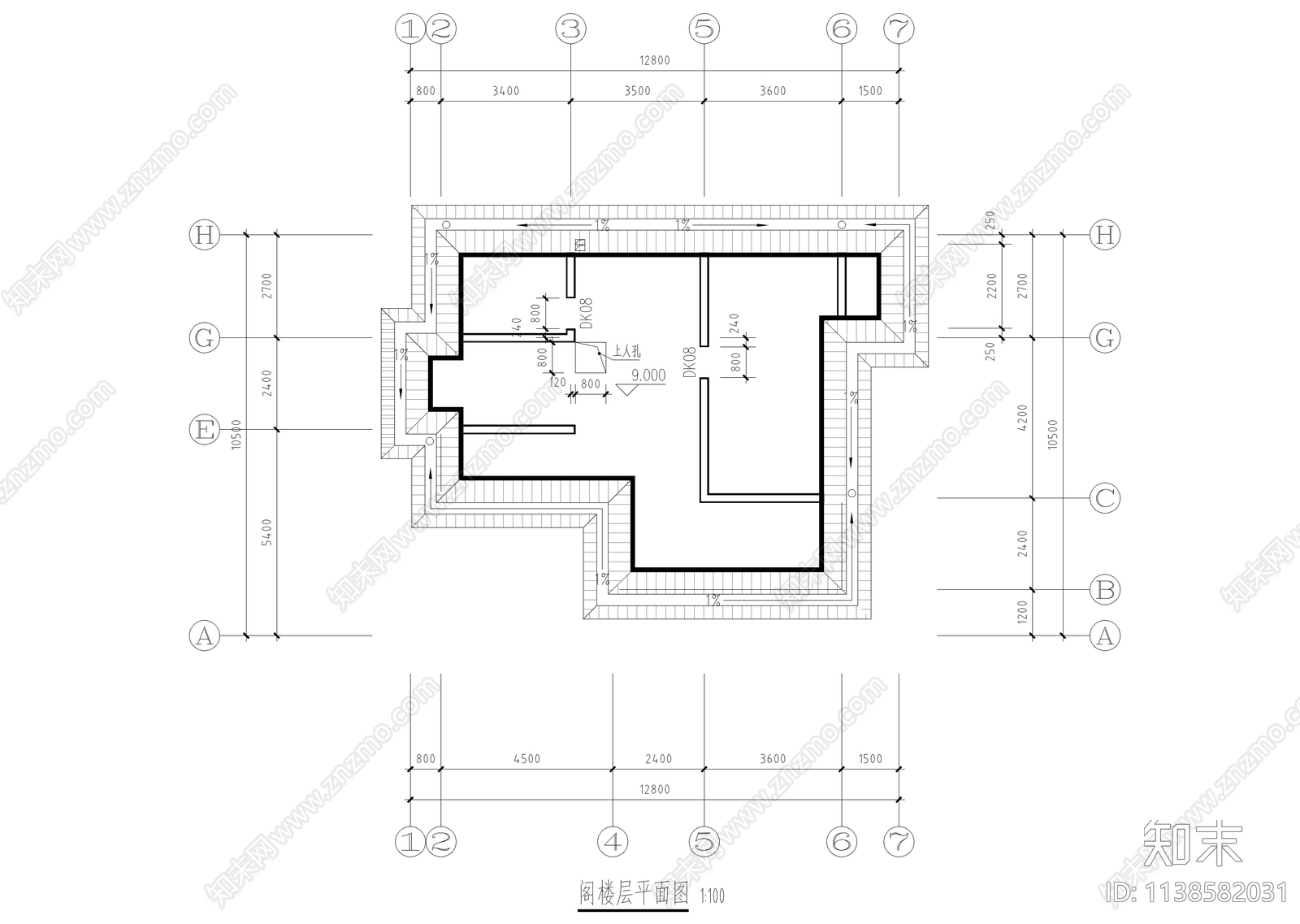 三层农村别墅自建房建筑施工图下载【ID:1138582031】