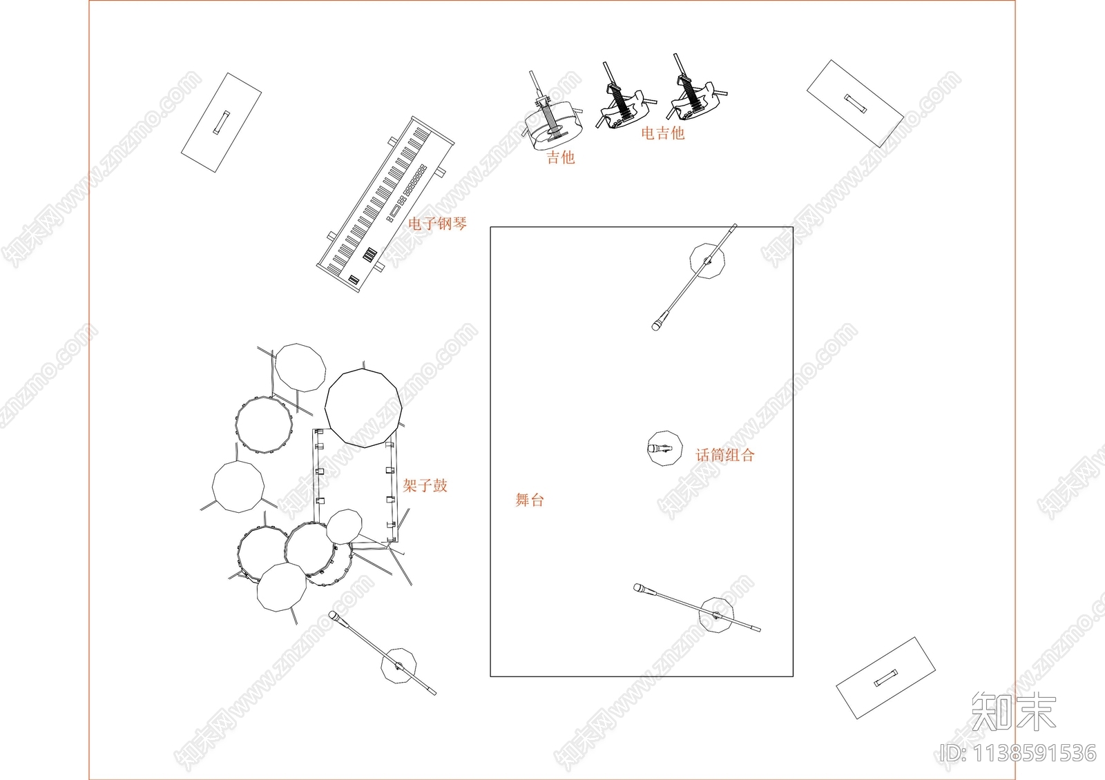 乐器施工图下载【ID:1138591536】