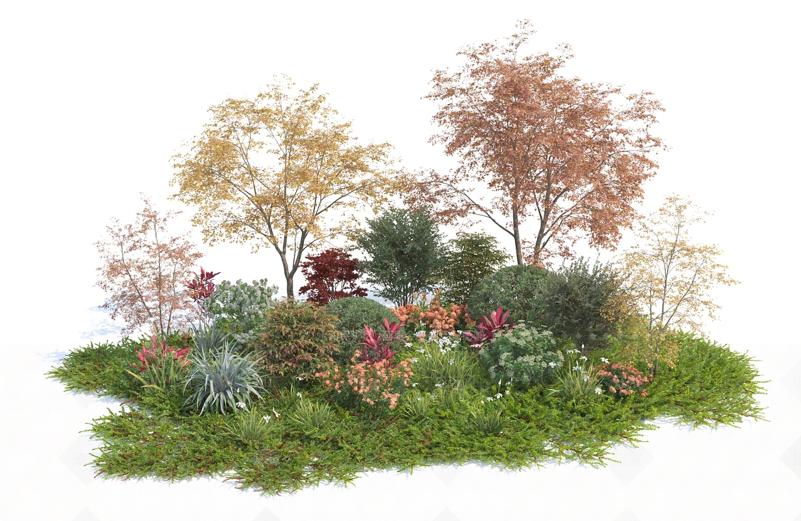 花草3D模型下载【ID:1138591858】