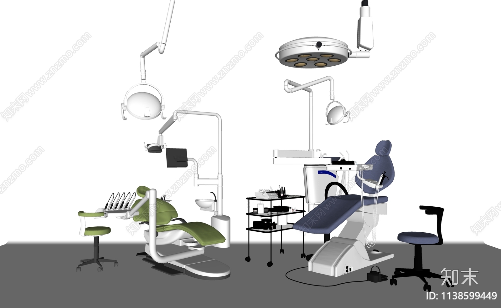 口腔医院器材SU模型下载【ID:1138599449】