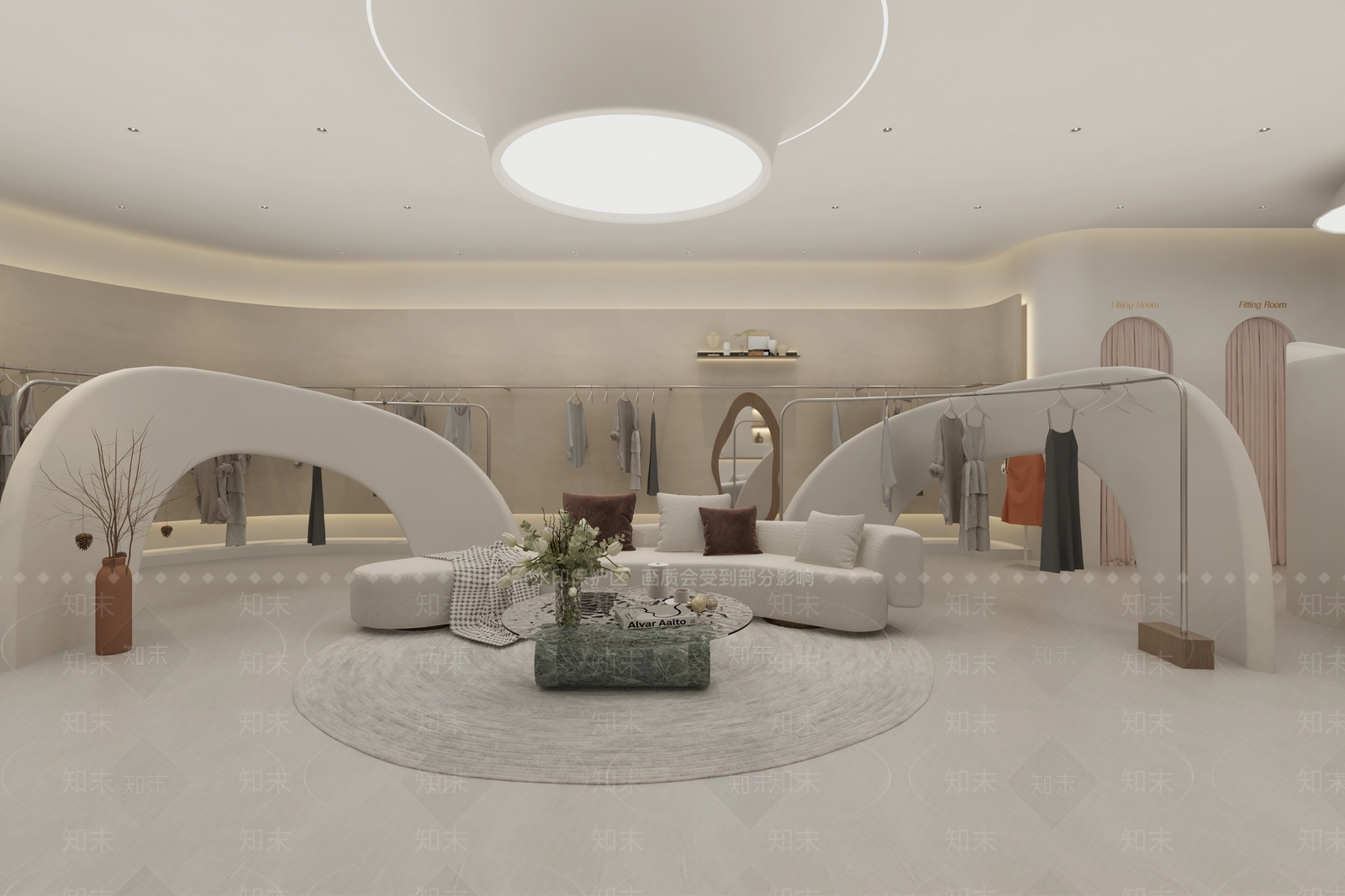 现代服装店3D模型下载【ID:1138616862】