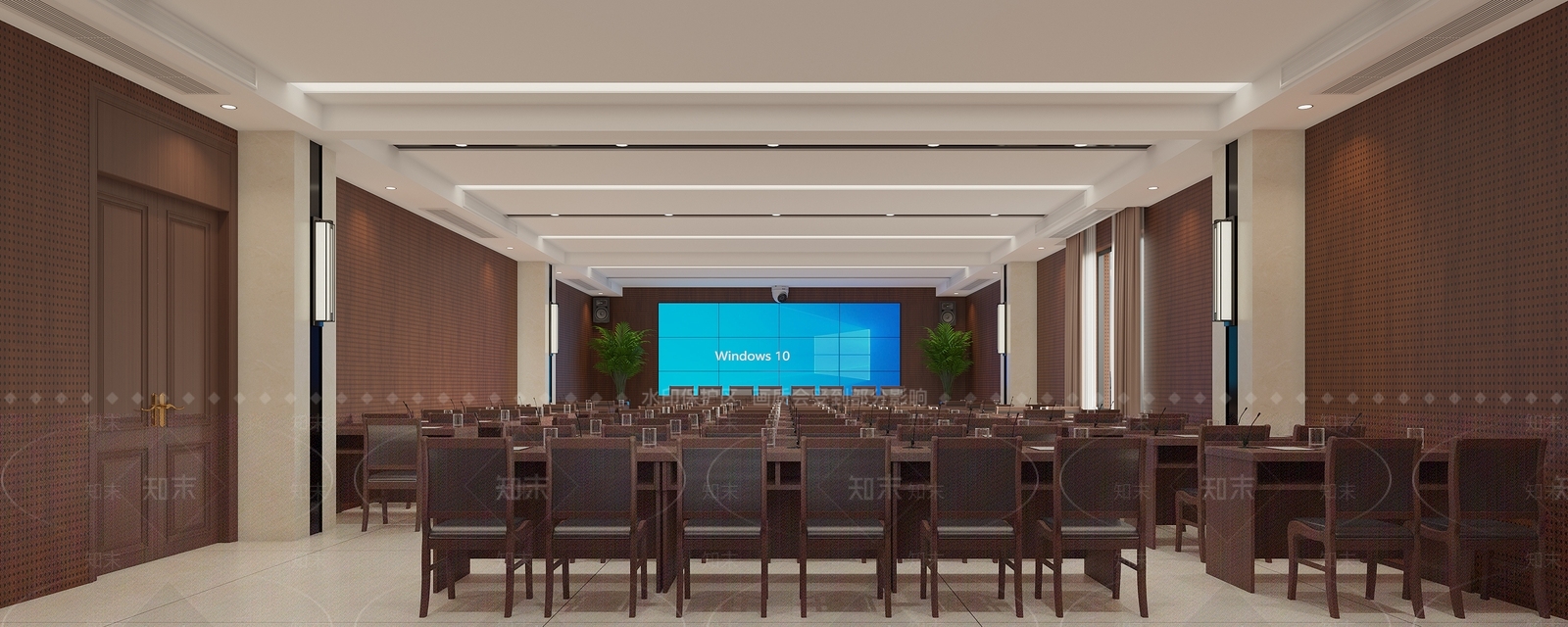 现代报告厅3D模型下载【ID:1138628009】