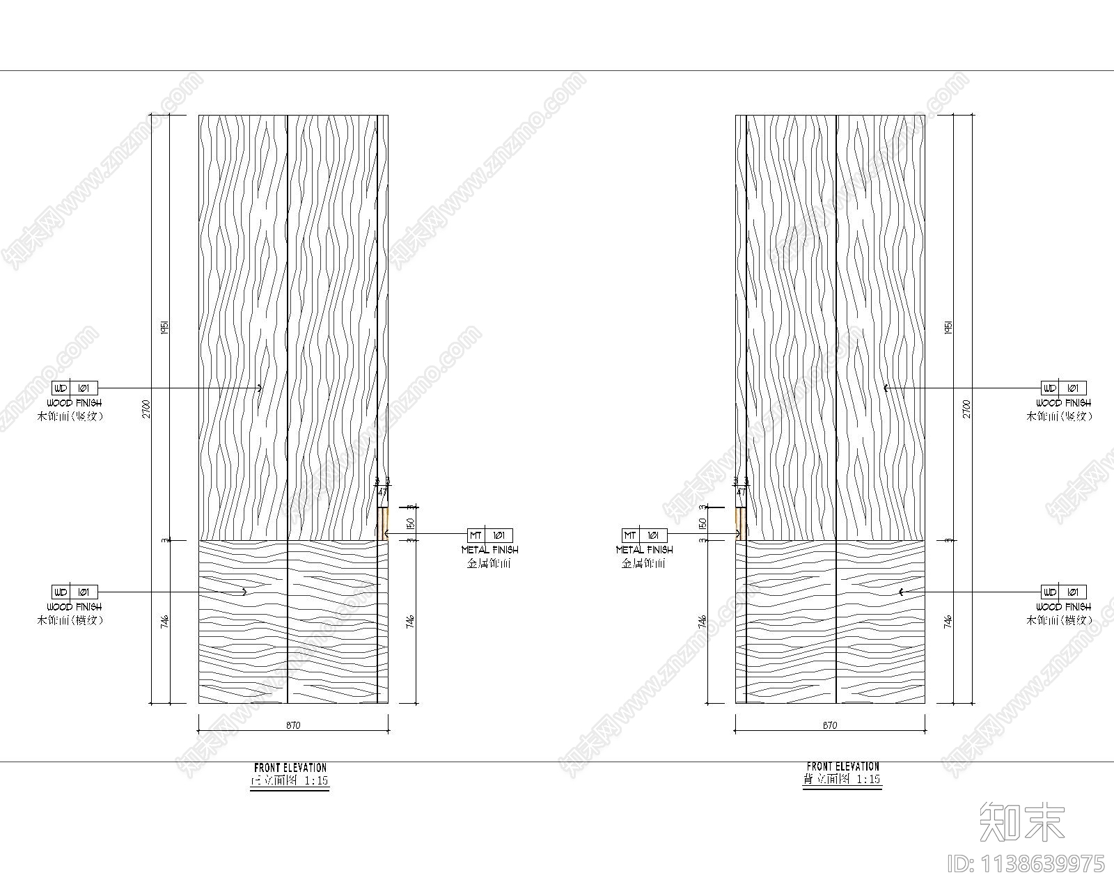 客房门卫生间门大样图施工图下载【ID:1138639975】