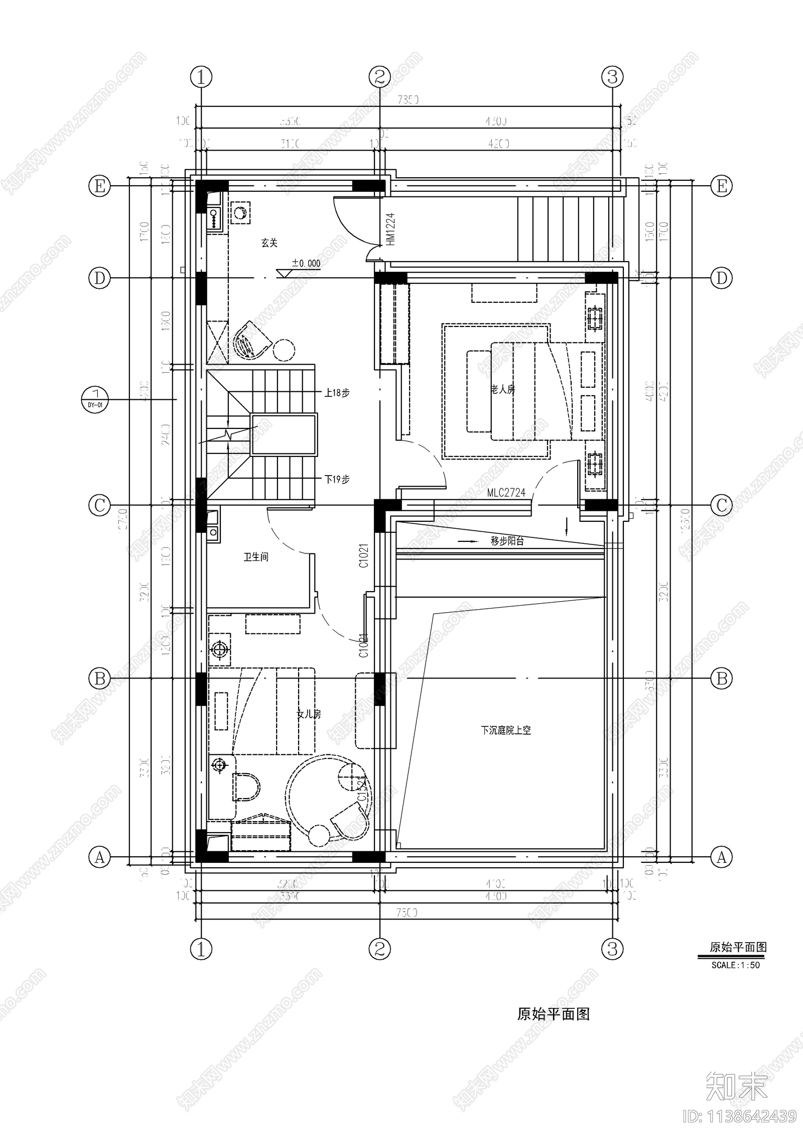 新中式别墅室内cad施工图下载【ID:1138642439】