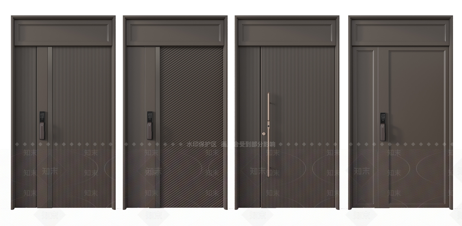 现代入户门3D模型下载【ID:1138648532】