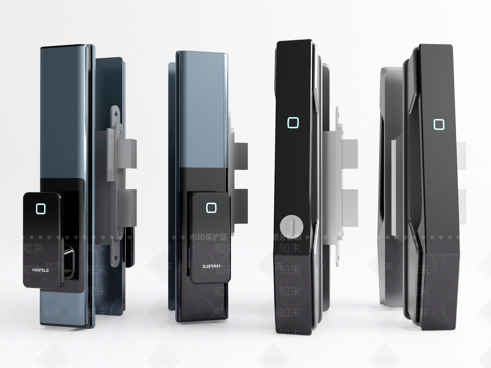 现代智能门锁SU模型下载【ID:1138648713】